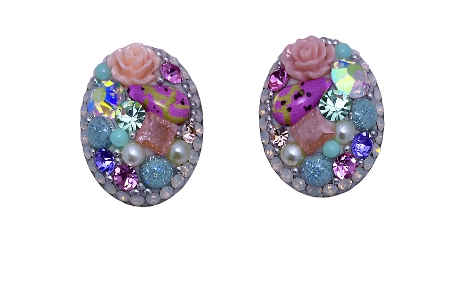 Bejeweled Multicolor Oval