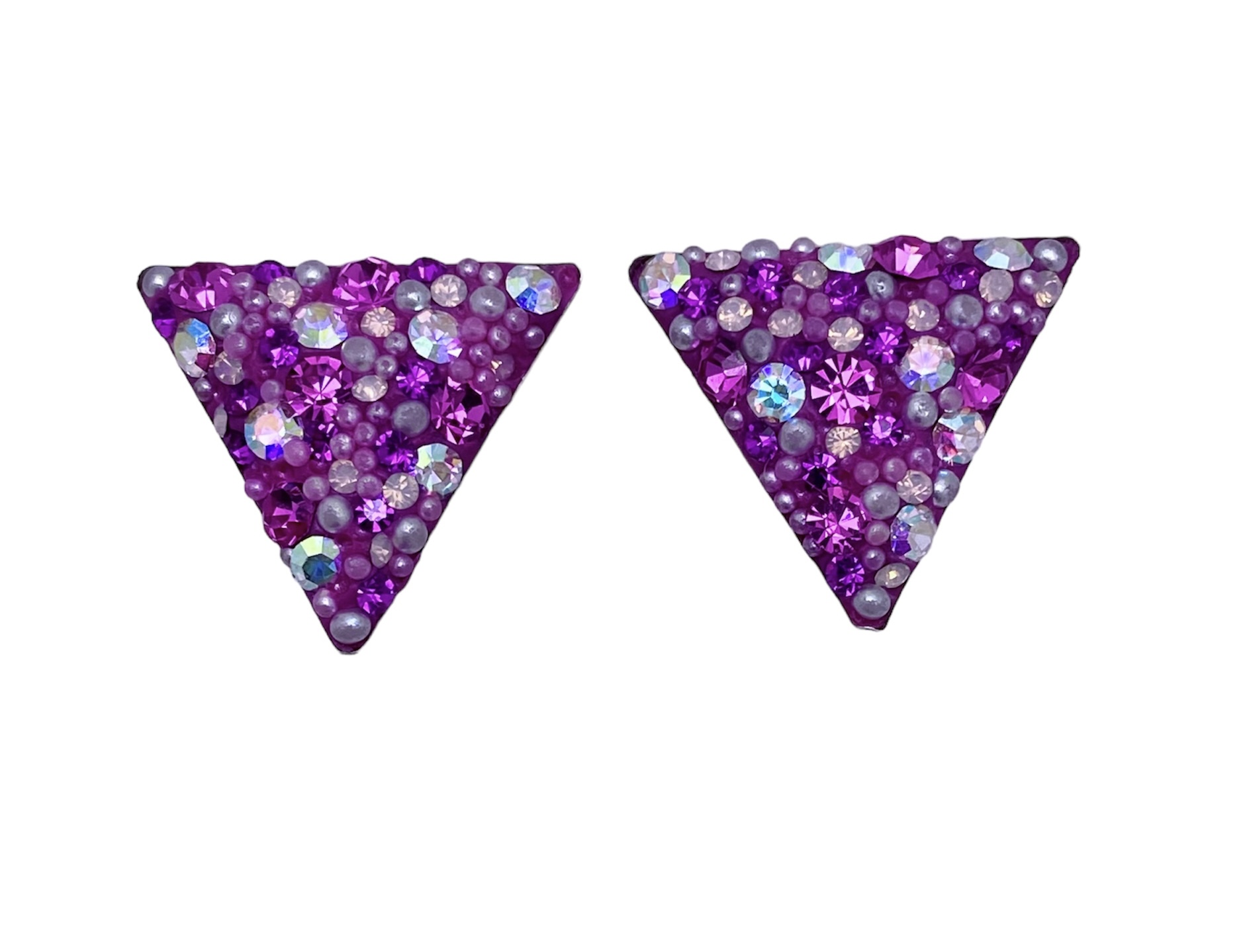 Bejeweled Pink Triangle